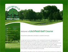 Tablet Screenshot of litchfieldgolfcourse.com